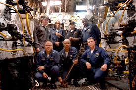 Aircraft carrier maintenance operations